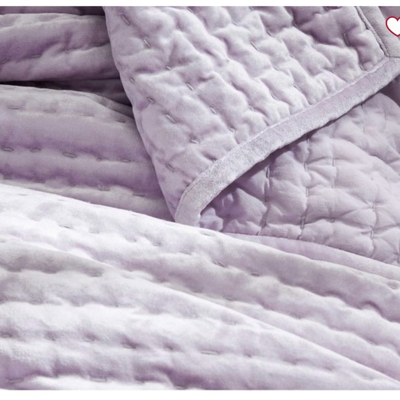 Pottery Barn Velvet Quilt - Picture 5 of 7